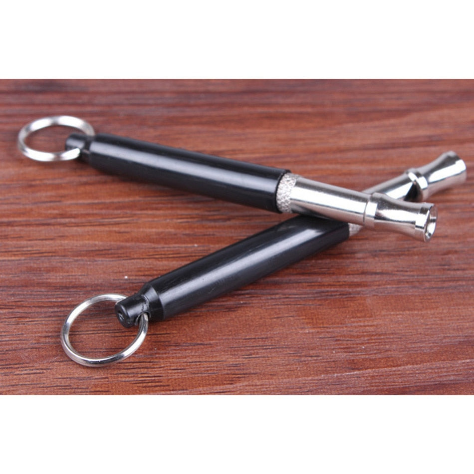 1Pcs Pet Dog Cat Training Obedience Black Whistle