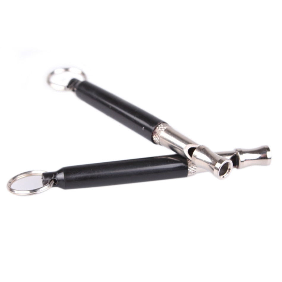 1Pcs Pet Dog Cat Training Obedience Black Whistle
